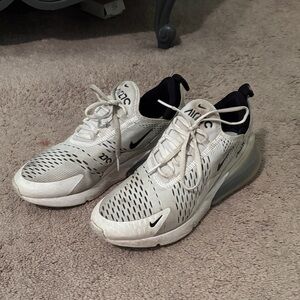 Nike Air Max 270 Cream and Black Sneakers